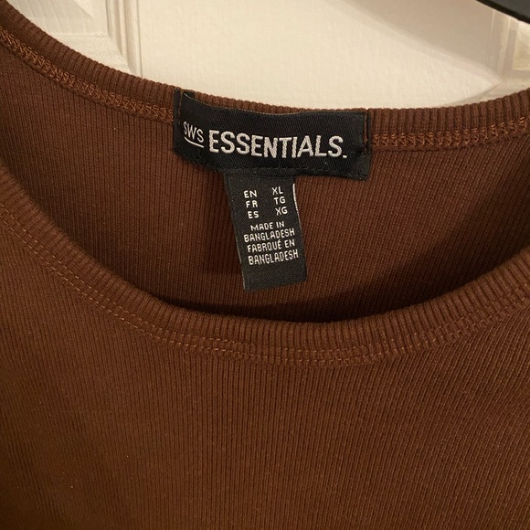 COTTON CROPPED TANK TOP - Picture 4 of 4